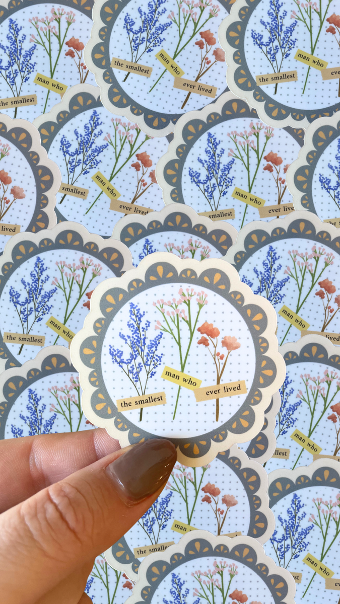 The Smallest Man Sticker – The Catalyst Mercantile
