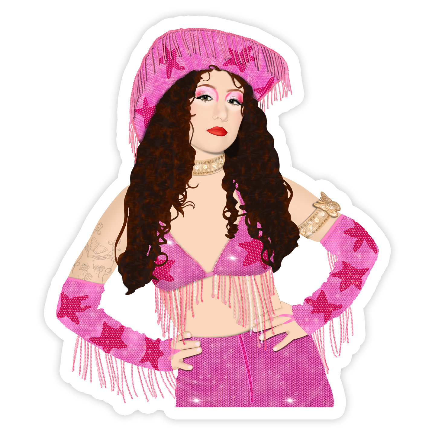 Chappell Roan Pink Pony Club Sticker The Catalyst Mercantile Chappell Roan Pink Pony Club Sticker The Catalyst Mercantile