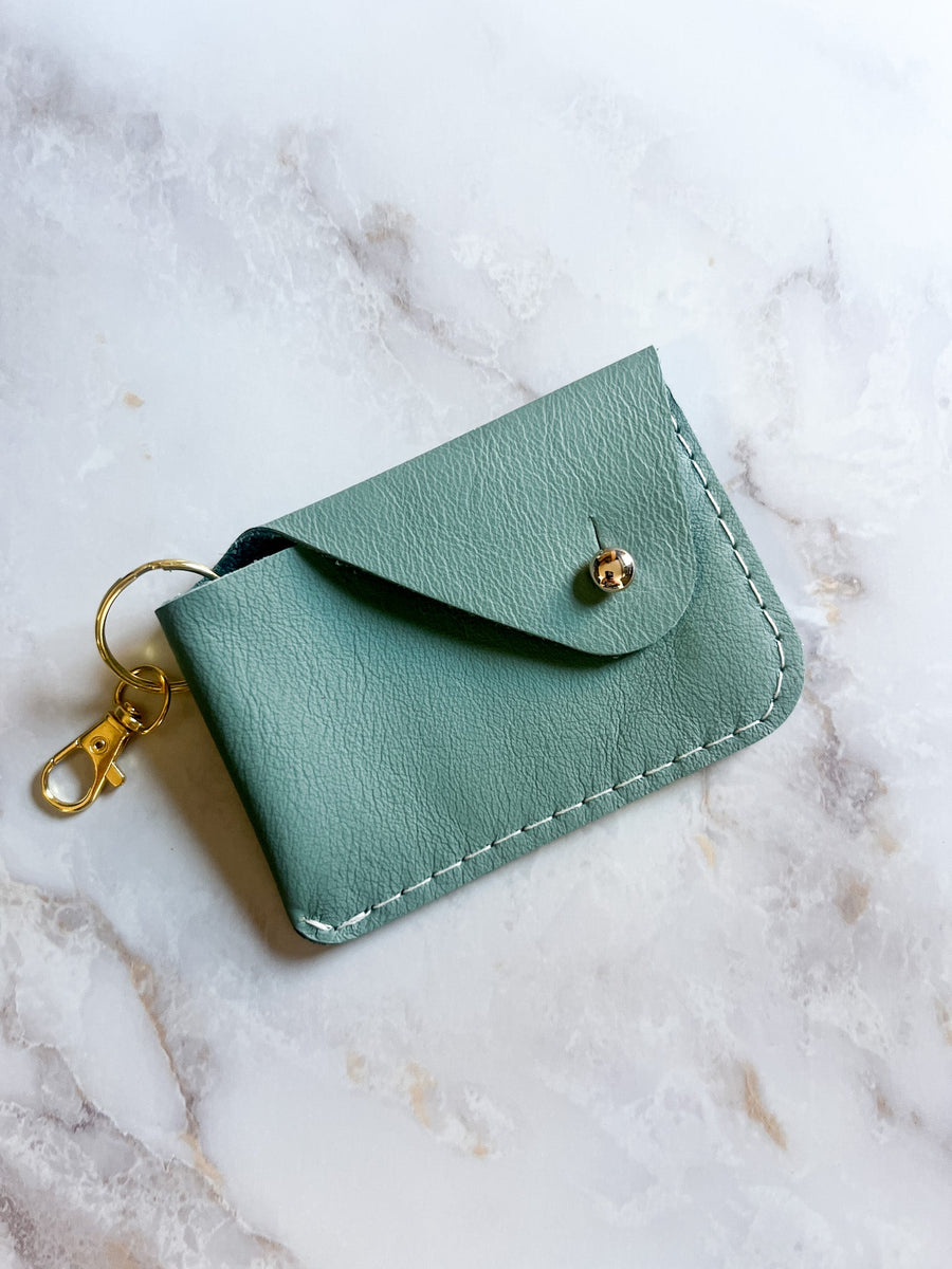 Mini Keychain Wallet - Aqua – The Catalyst Mercantile