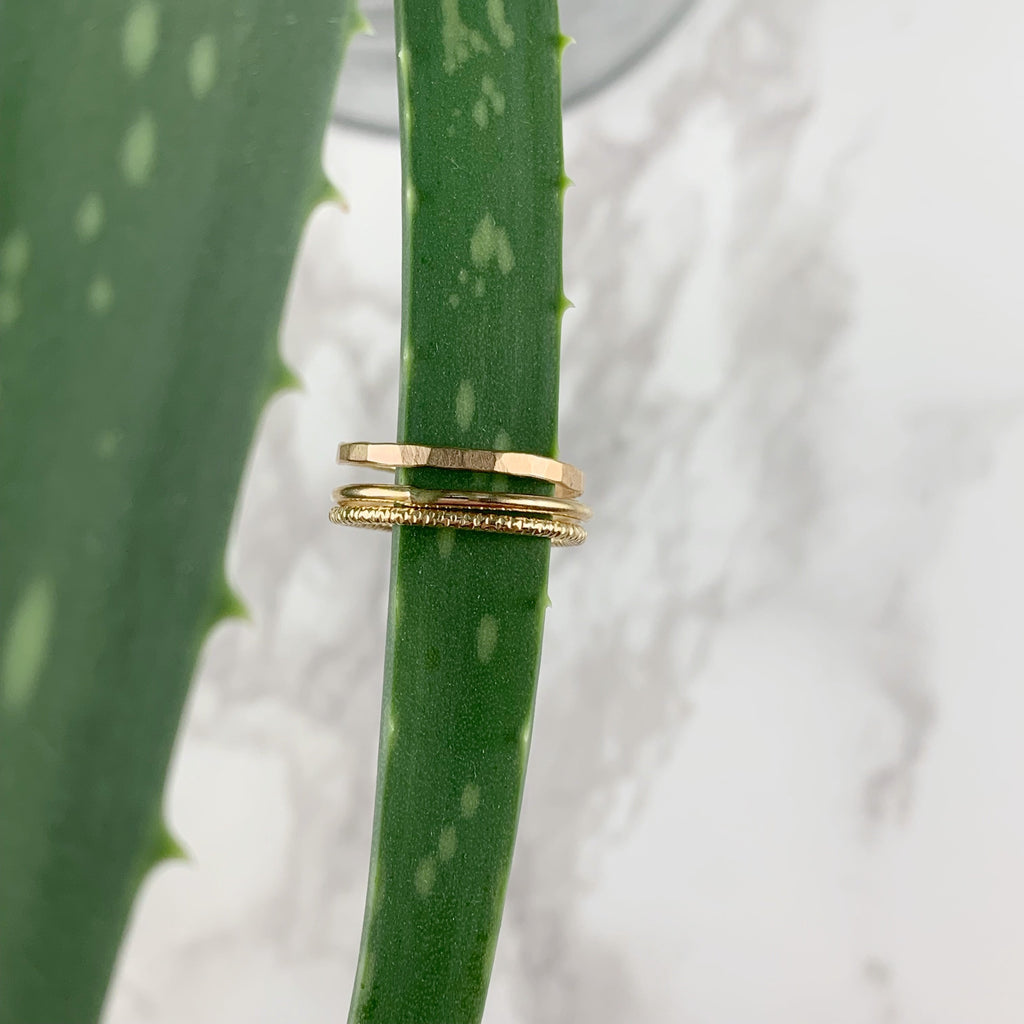 Gold Smooth Stacking Ring - The Catalyst Mercantile