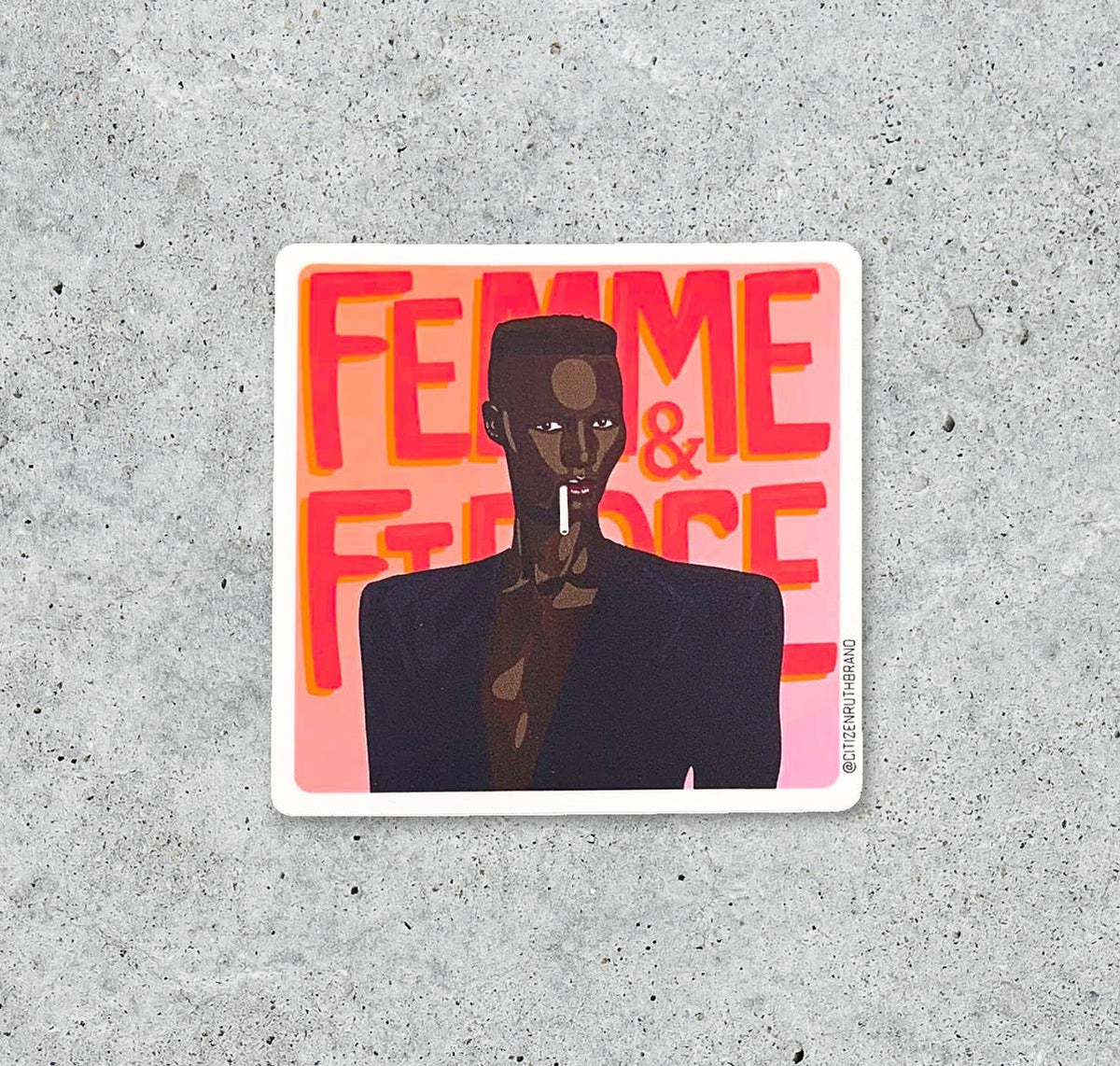 Grace Jones Fierce Sticker – The Catalyst Mercantile