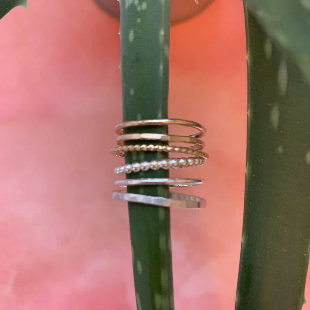 Silver Smooth Stacking Ring - The Catalyst Mercantile